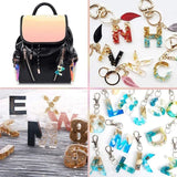 Epoxy Resin Mold Alphabet Number Keychain Silicone Mould