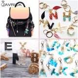 Alphabet Letter Number Keychain Pendant Silicone Mould