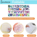 Alphabet Letter Number Keychain Pendant Silicone Mould