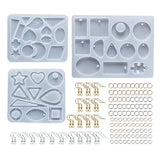 Epoxy Resin Mold DIY Crafts Jewelry Making Tool Kit Silicone Mould Drop