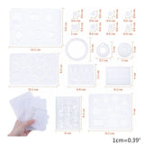 Crystal Epoxy Resin Mold Kit Jewelry Making DIY Crafts