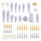 Crystal Epoxy Resin Mold Pendulum Casting Silicone Mould DIY Crafts