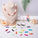 DIY CCB Plastic Curved Tube Beads Bracelet Kit