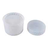 DIY Craft Decor Crystal Epoxy Resin Mold Round Storage Box Silicone Mould
