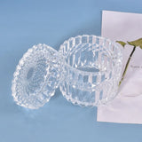 DIY Craft Decor Crystal Epoxy Resin Mold Round Storage Box Silicone Mould