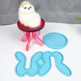 DIY Crafts Epoxy Resin Mold Potted Ornaments Bracket Tray Silicone Mould