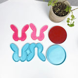 DIY Crafts Epoxy Resin Mold Potted Ornaments Bracket Tray Silicone Mould