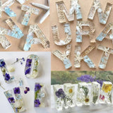 Epoxy Resin Mold Alphabet Numbers Pendants Silicone Mould DIY Jewelry Tools
