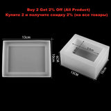 Silicone Mold for DIY Resin Tissue Storage Case