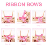 DIY Satin Wreath Bow Making Tool Wooden Bow Maker 5 In 1 Ribbon Crafts