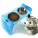 Adjustable Double Bowl Stand Silicone Mold