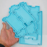Silicone Domino Box Mold for Large Storage Resin Box