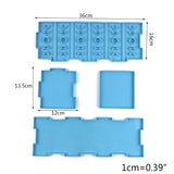 Drawer Separated Storage Box Epoxy Resin Mold Organizer Case
