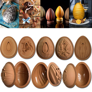 Easter Egg Chocolate Silicone Molds for DIY Candy Fondant Baking