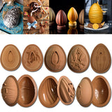 Easter Egg Chocolate Silicone Molds for DIY Candy Fondant Baking