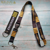 Engineer Lanyards Neck Strap Phone Key Chain ID Card Holder Flight Crew Gift