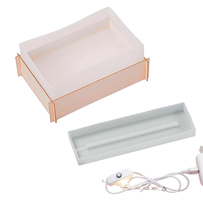 Epoxy Resin Casting Mold Kit for Lamp Making DIY Crafts