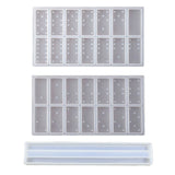 Epoxy Resin Domino Game Toy Mold & Storage Rack Silicone Mould