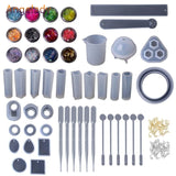 Epoxy Resin Kit DIY Jewelry Making Tools Silicone Mold Necklace Pendant Creative