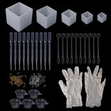 Epoxy Resin Kit for DIY Jewelry Making with Silicone Mold and Tools