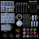 Epoxy Resin Kit Jewelry Casting DIY Crafts Silicone Mold