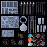 Epoxy Resin Jewelry Making Kit DIY Crafts Silicone Mold