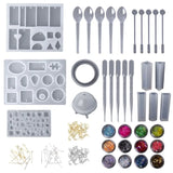 Epoxy Resin Kit Jewelry Casting DIY Crafts Silicone Mold