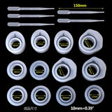 Epoxy Resin Silicone Mold Rings 3 Sizes DIY Jewelry Kit