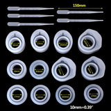Epoxy Resin Kit Silicone Mold Ring Molds 3 Sizes DIY Jewelry Rings