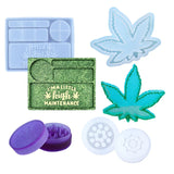 Epoxy Resin Mold Jewelry Maple Ashtray Storage Box
