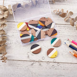 Wood Resin Earring Making Kit Charms DIY Jewelry