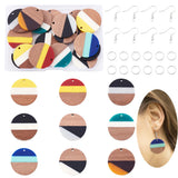 Wood Resin Earring Making Kit Charms DIY Jewelry