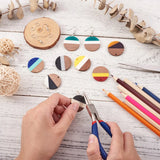 Wood Resin Earring Making Kit Charms DIY Jewelry