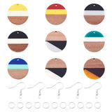 Wood Resin Earring Making Kit Charms DIY Jewelry