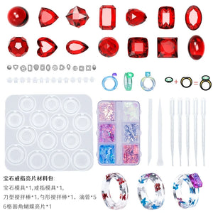 Silicone Ring Molds Resin Casting Round Mold Set