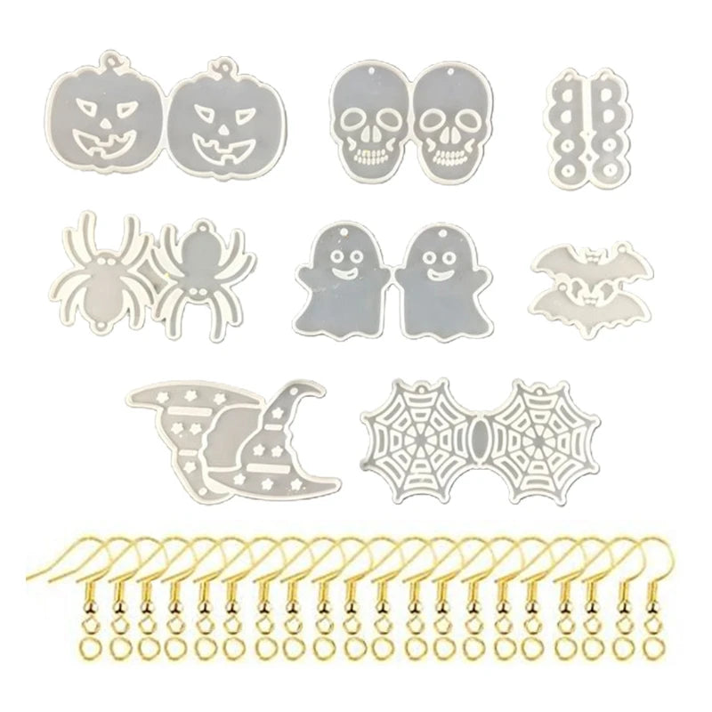 Halloween Earrings Resin Mold for DIY Jewelry Making