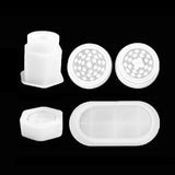 Hexagonal Jar Silicone Mold Spice Grinder Resin Mould DIY Jewelry Decoration