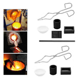 High Crucible Set Tongs Bowl Copper Jewelry Repair Tools