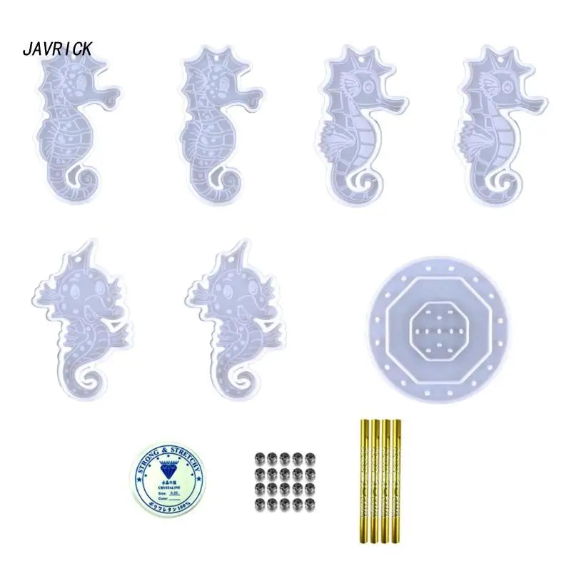 Hippocampus Silicone Mold for DIY Epoxy Resin Crafting