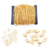 Iron Alloy Jewelry DIY Chain Lobster Clasp Jump Ring Accessories