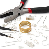 Jewelry Making Tools Set Pliers Tweezers Lobster Clasp DIY Crafts Supplies