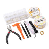 Jewelry Making Tools Set Pliers Tweezers Lobster Clasp DIY Crafts Supplies