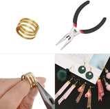 Jewelry Making Supplies Kit Crimp Beads Eye Pins Earring Hooks Clasps