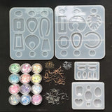 Jewelry Mold UV Resin Silicone for Earring Pendant Making