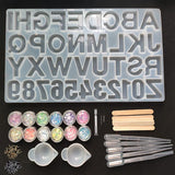 UV Resin Silicone Jewelry Molds for Key Chains Pendant Accessories
