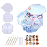 DIY Multi-Layer Rotating Jewelry Tray Storage Case for Bracelets