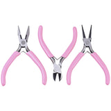 Jewelry Pliers DIY Tool Kit Round Nose Wire Cutter Side Cutting Plier