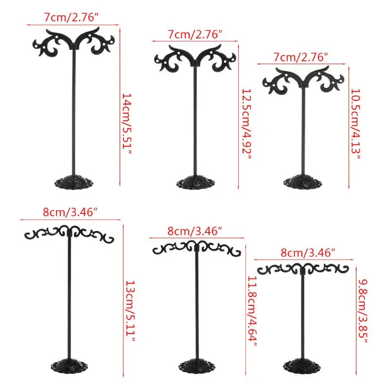Metal Earrings Holder Jewelry Display Stand Organizer