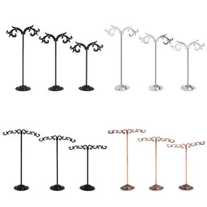 Metal Earrings Holder Jewelry Display Stand Organizer