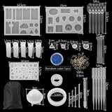 Mixed Style Silicone Casting Molds for DIY Jewelry Making